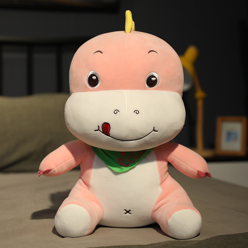 Pink Stuffed Animal Dinosaur Plushie | Cute emotional support stuffed animals | Goodlifebean
