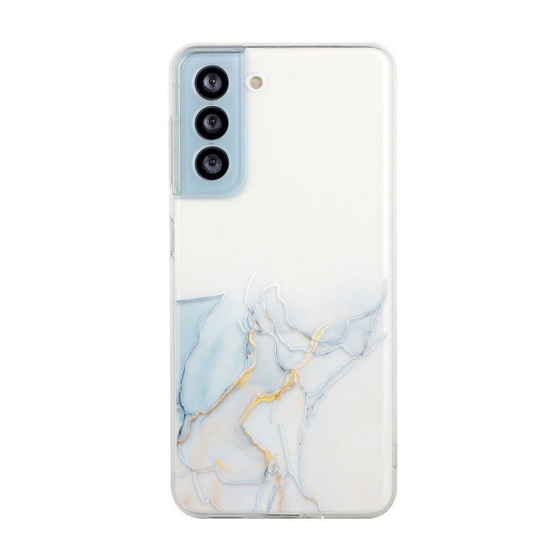 Mobile Phone Shell Series Transparent Marble Printing - CJdropshipping
