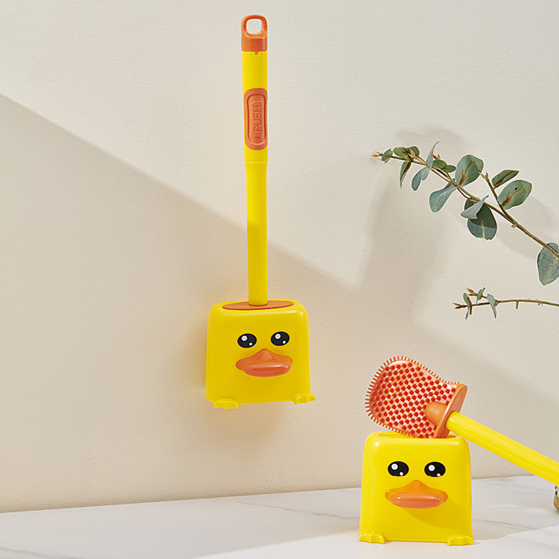 Little Yellow Duck Toilet Brush No Dead Angle Toilet Cleaning