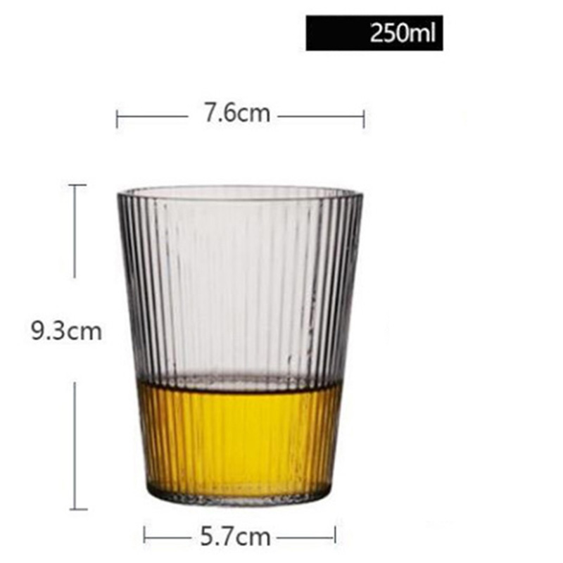 Casoria glass tumbler dimensions