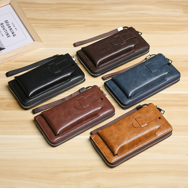 Men's Wallet Long Multi Card Slots Business Zipper - CJdropshipping