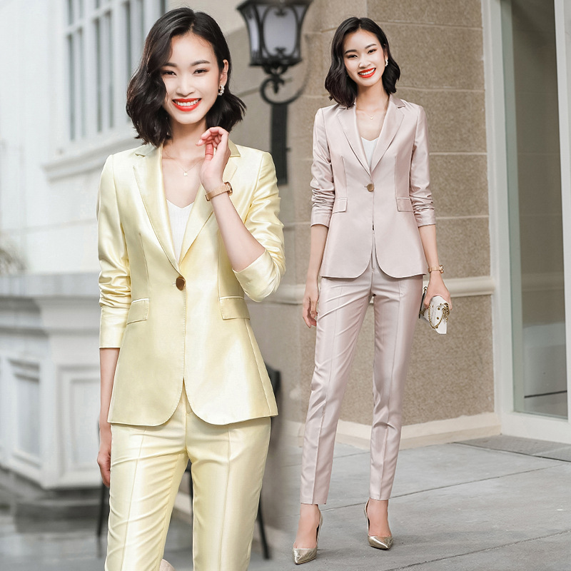 Acetate Suit Suit Female High Sense Professional Wear - CJdropshipping