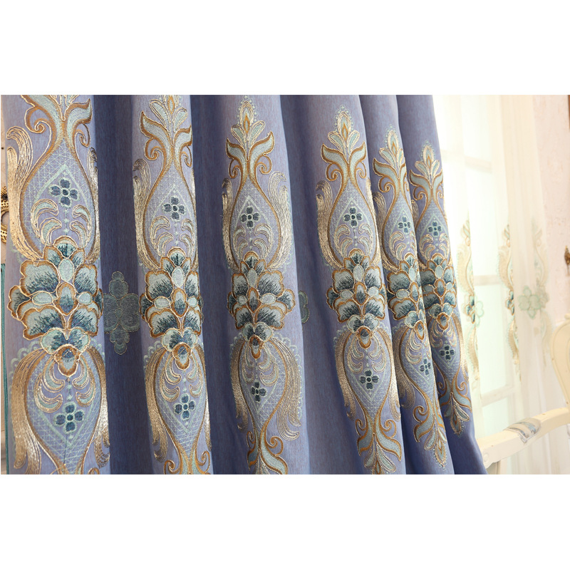 23ea5901 9ca4 40b7 9073 8fa4d6651319 - Slub cotton embroidery curtain fabric