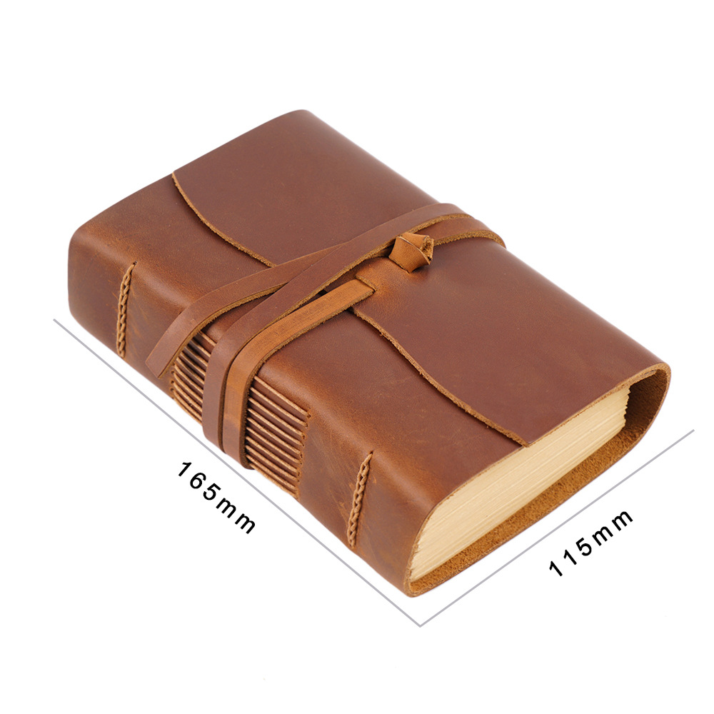 Brown Leather Diary "Liber"  Gentcreate
