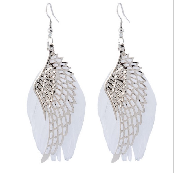 Boucles d'Oreille Plume et Aile