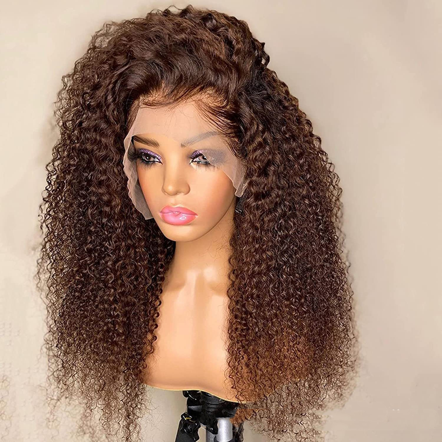 Premium Curly Synthetic Lace Front Wig