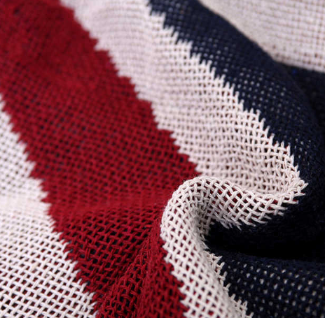 Serviette de canapé motif  drapeau américain