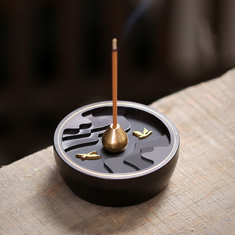 Household Indoor Ebony Thread Incense Burner - CJdropshipping