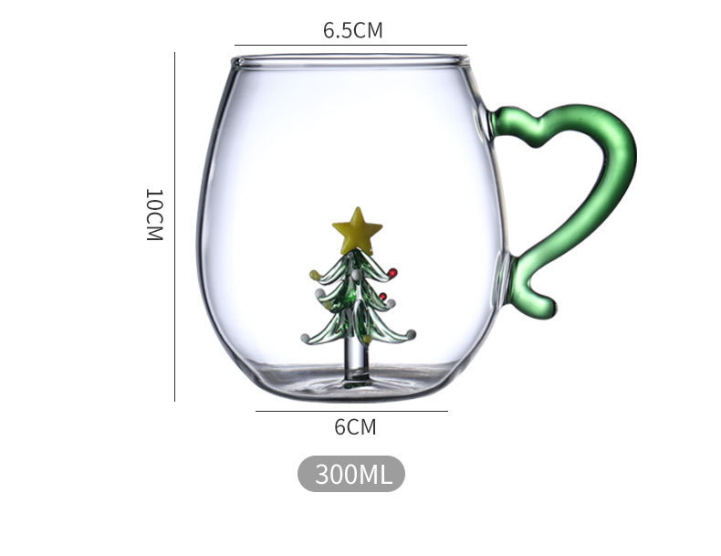 Christmastime vintage mug dimensions