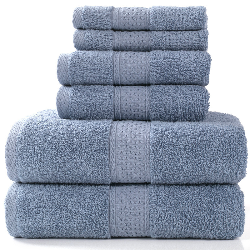 289eb2fc 7f49 436e b475 c0186978863b - Cotton absorbent towel set of 3 pieces and 6 pieces