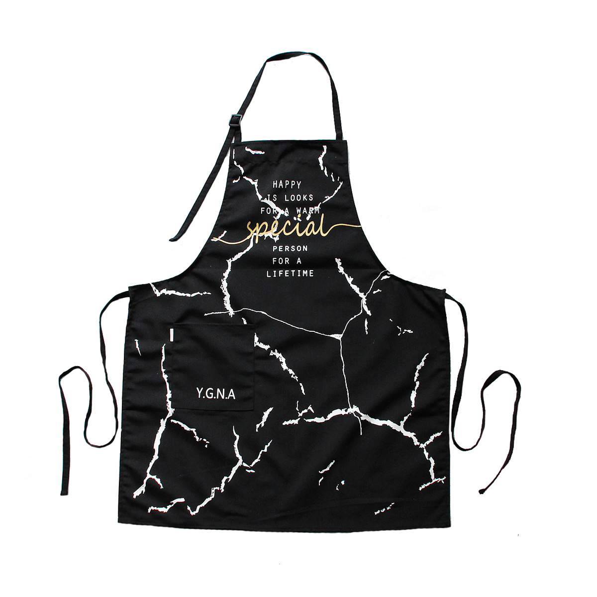 Designer cooking apron - Marble