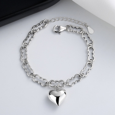 Sweet And Cool Girl Love Chain Bracelet—1