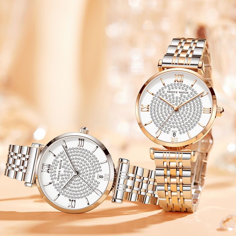 Starry Diamond Quartz Watch For Women