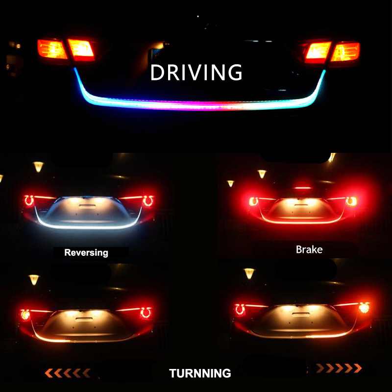 Car LED Tail Box Streamer Multimode Dimming Marquee CJdropshipping