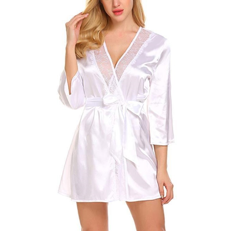 Hot Lingerie Sexy Big Yards Of Bud Silk Robe Interest Suits Cjdropshipping