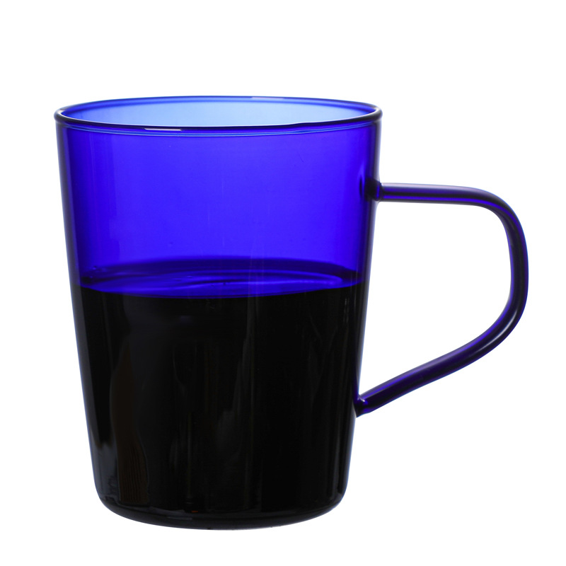 Rimini deep blue glass mug