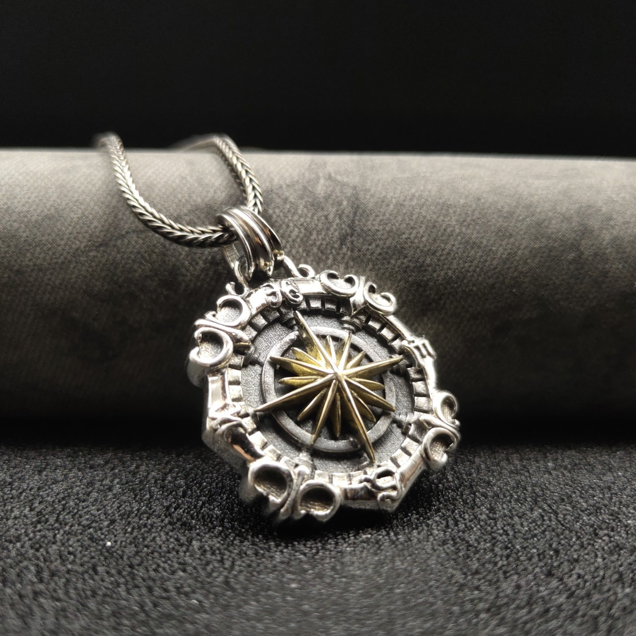 "Mens Silver Pendant - Free Shipping Available"