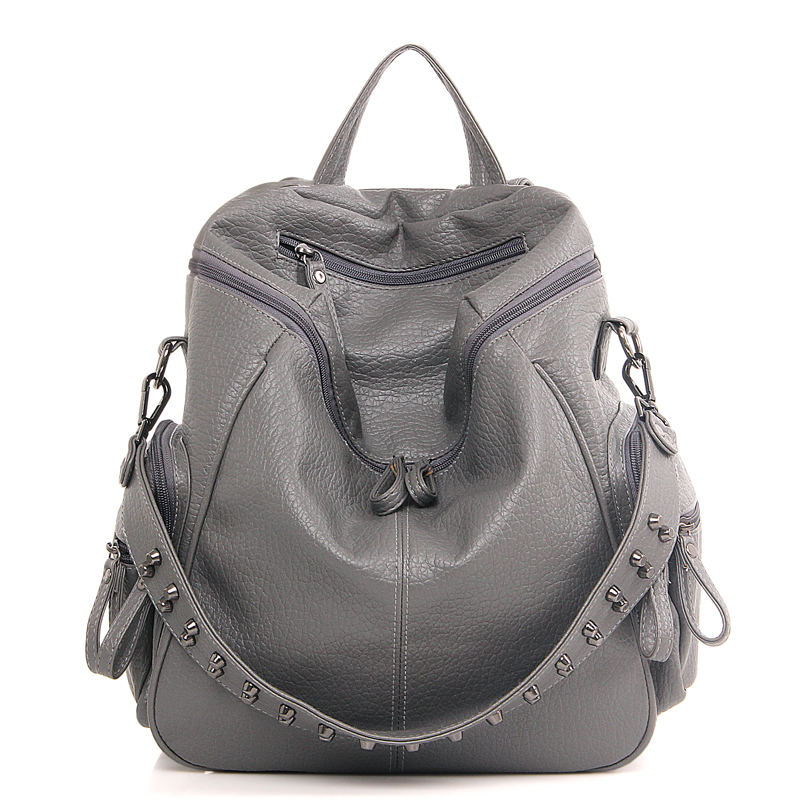 2c8d6404 65d6 4ffa 8628 41964ce99daa - Lightweight And Multifunctional Washed Leather Rivet Backpack