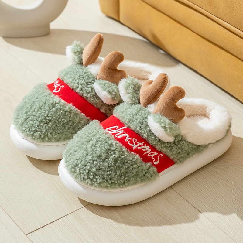 elk soft cozy slipper