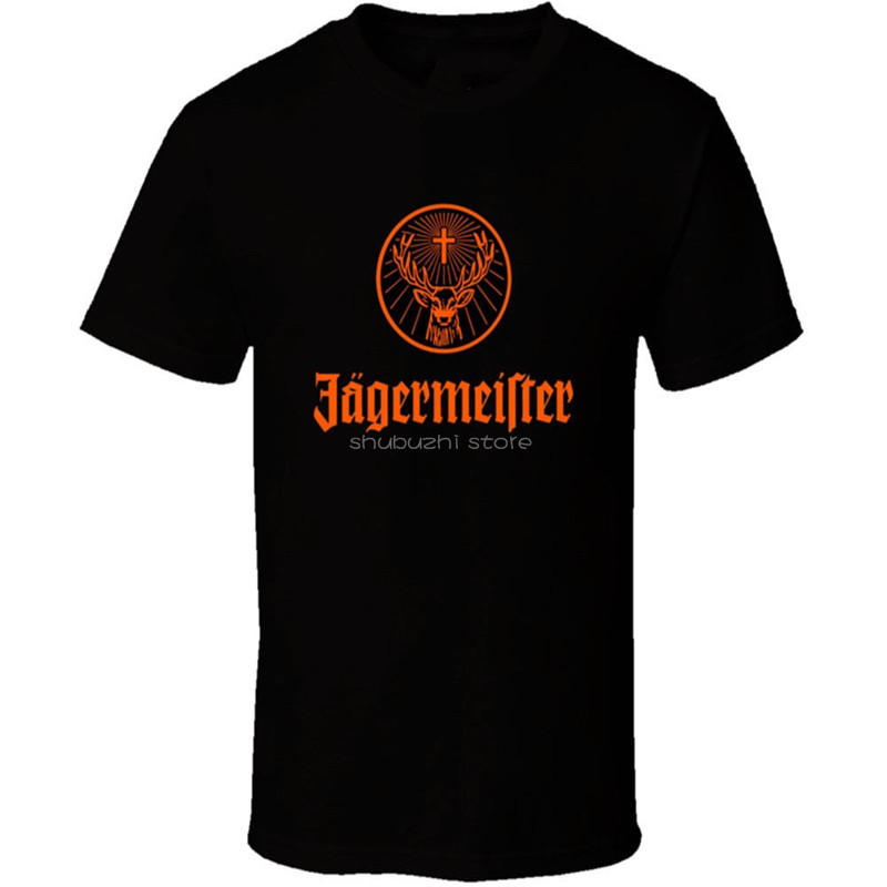 Fashion Herren Jägermeister 3D T-Shirt Rundhals Unisex Sommer Streetwear - Bild 1 von 1