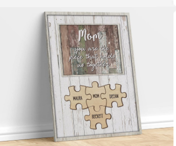 Personalized Name Puzzle Photo Frame