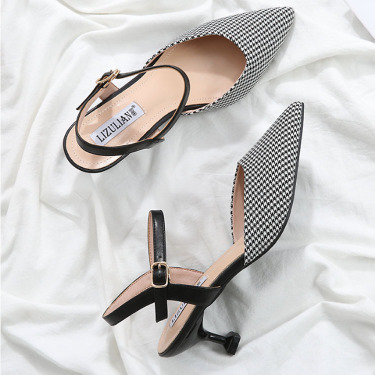 Fashion Pointed Toe Sandals With Stiletto Heels—3