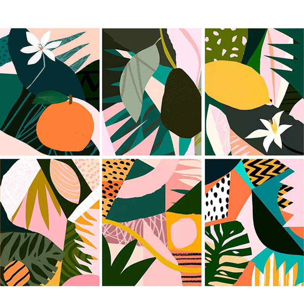 Plants Painting By Numbers Home Decor Picture Paint Number CJdropshipping