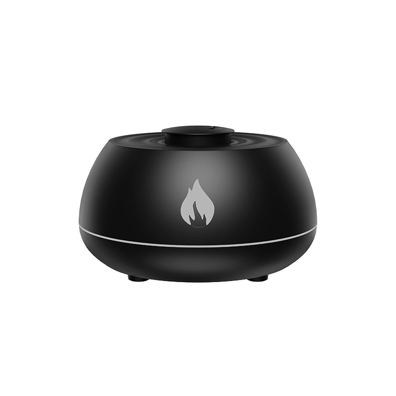 Flame Humidifier Aromatherapy Diffuser 7 Colors Light Home Air Humidifier 130ML