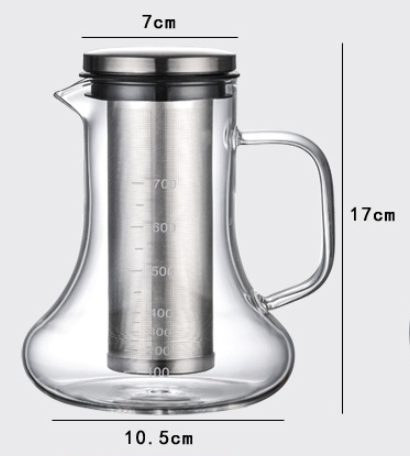 Izmir teapot glass dimensions