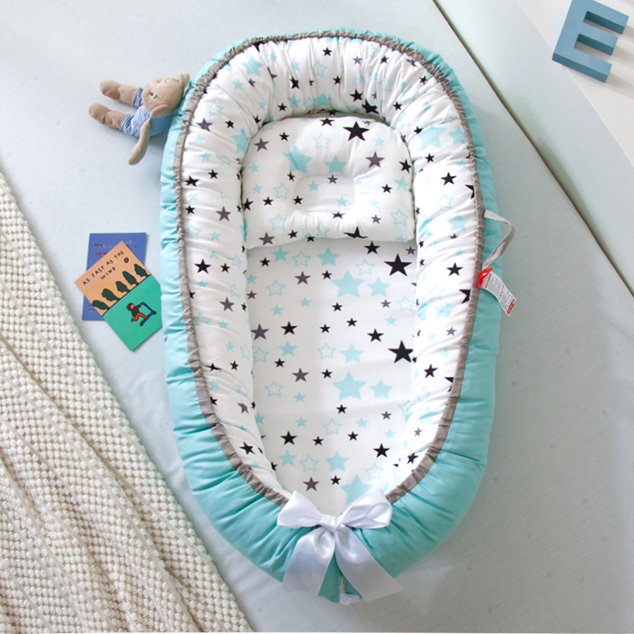 Portable Bed In Bed Baby Bed Foldable Newborn Bed Removable Bionic Bb Bed Bed Pressure-proof Baby