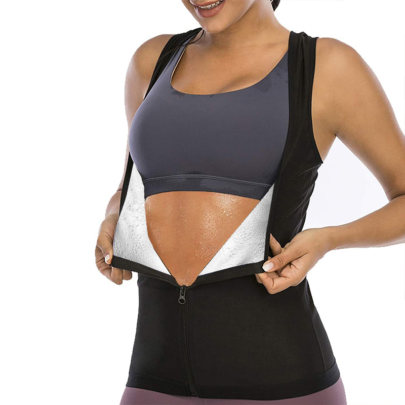 Ladies Sports Fitness Sweat Suit Sauna Suit Sweat Suit Belly Tight Yoga Sweat Sw - Picture 7 of 7