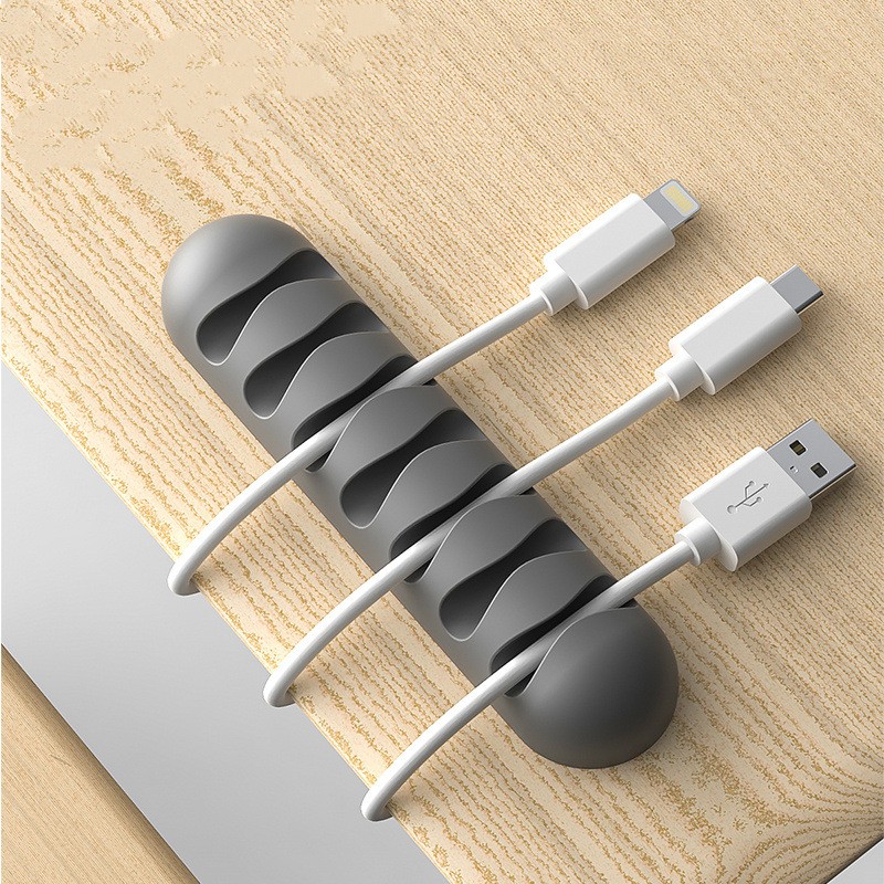 Smart Cable Holder Silicone Flexible Cable 