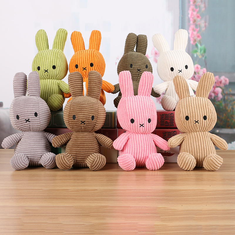 Cute Velvet Rice Rabbit Plush Toy Simulation Cartoon Doll CJdropshipping