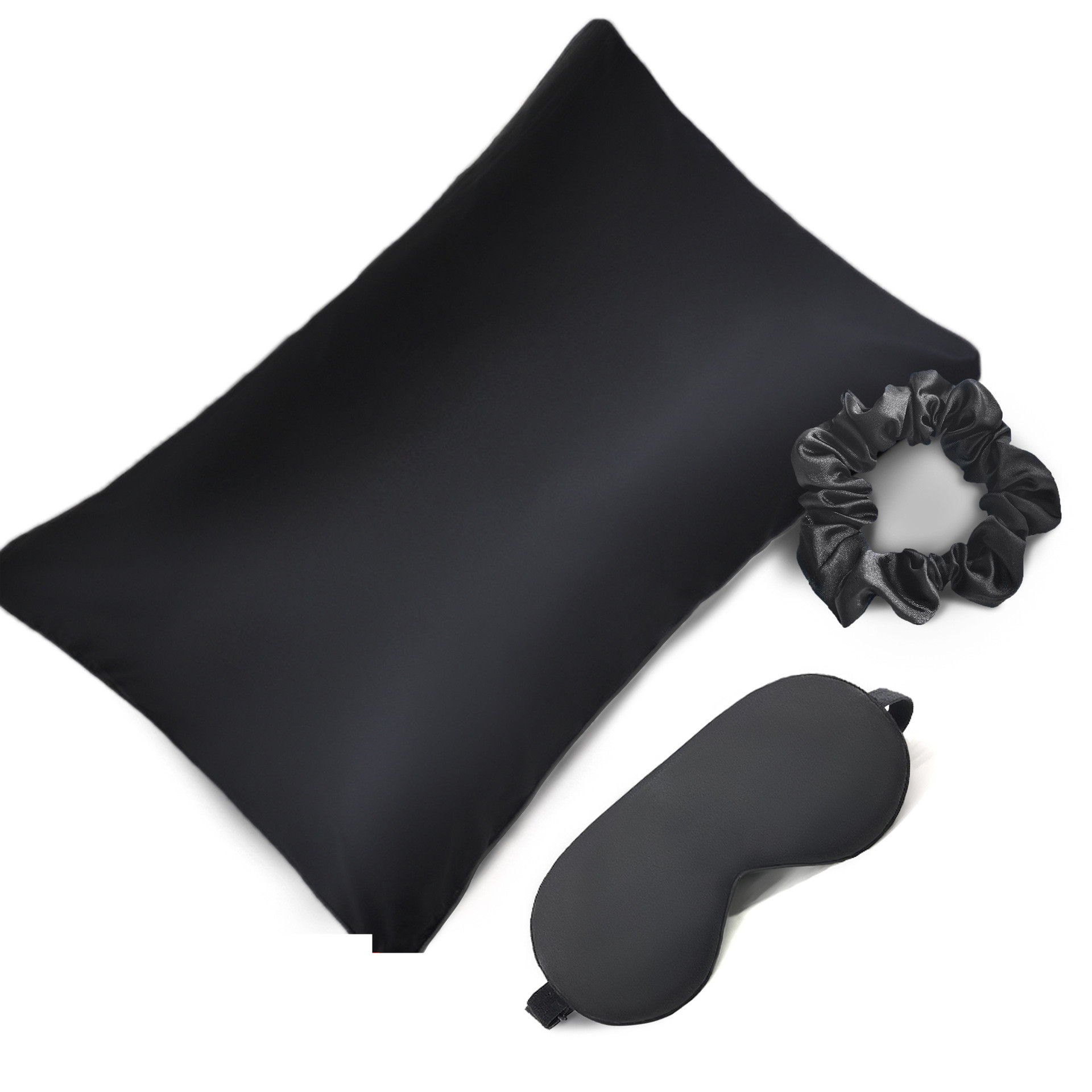 Premium Satin Silk Pillowcase with crunches Hypoallergenic & Ultra-Soft Bedding