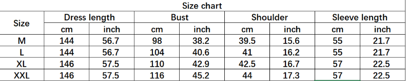 women's solid color fashion dress size information