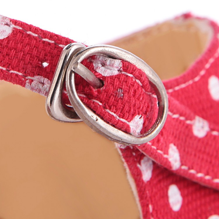 Women's Polka Dot Bow Flat Shoes