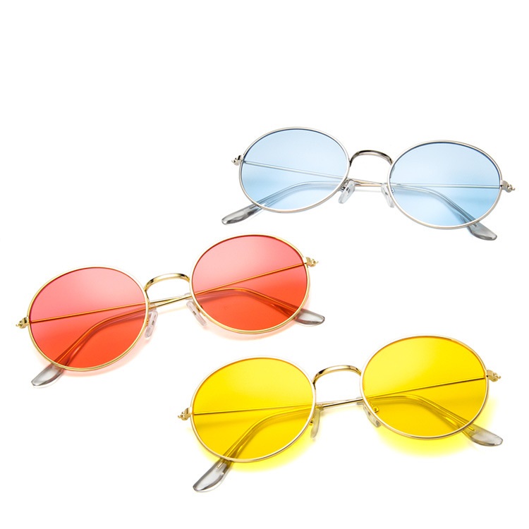 Round Colored Tint Sunglasses