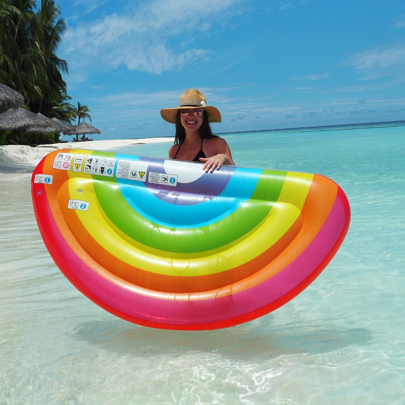 Rainbow Floating Cushion Bed