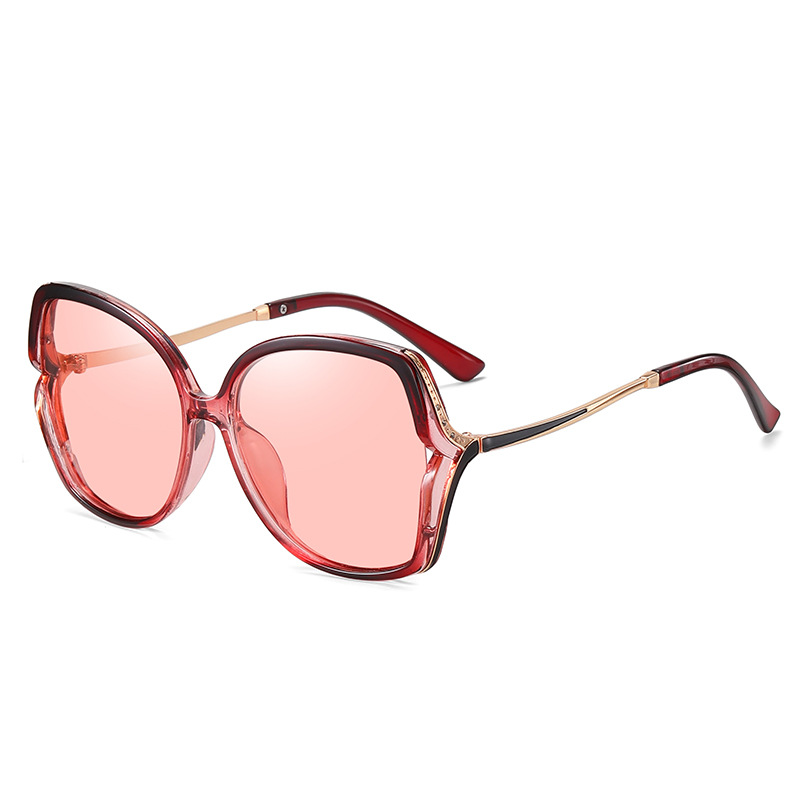 Rose Colored Ladies Color Polarized Sunglasses