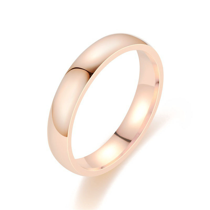titanium gold couple ring