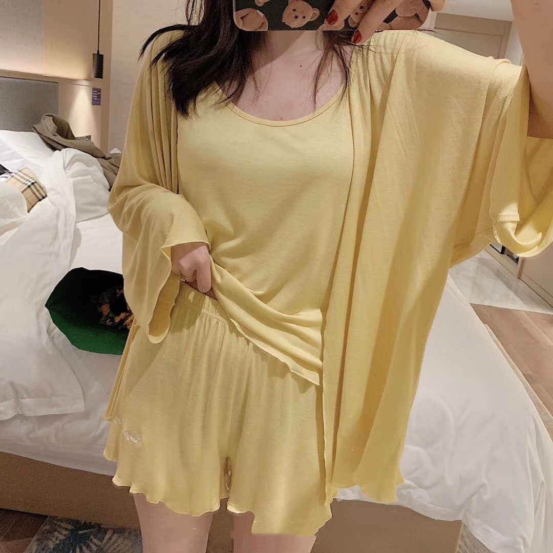 Ice Cream Pajamas 4Piece Set Modal CJdropshipping