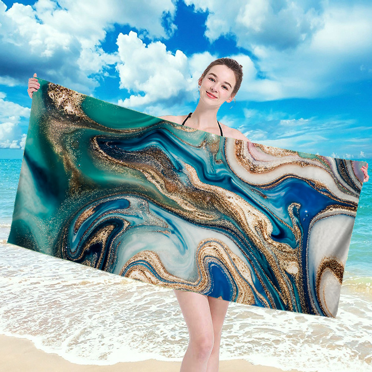 Microfiber Printed Beach Towel 