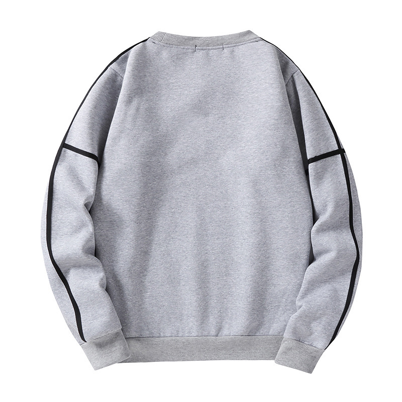 3bcc8f7a 6d04 4cf3 adc5 64ad1726ffff - Contrasting Basic Round Neck Long Sleeve Sweatshirt