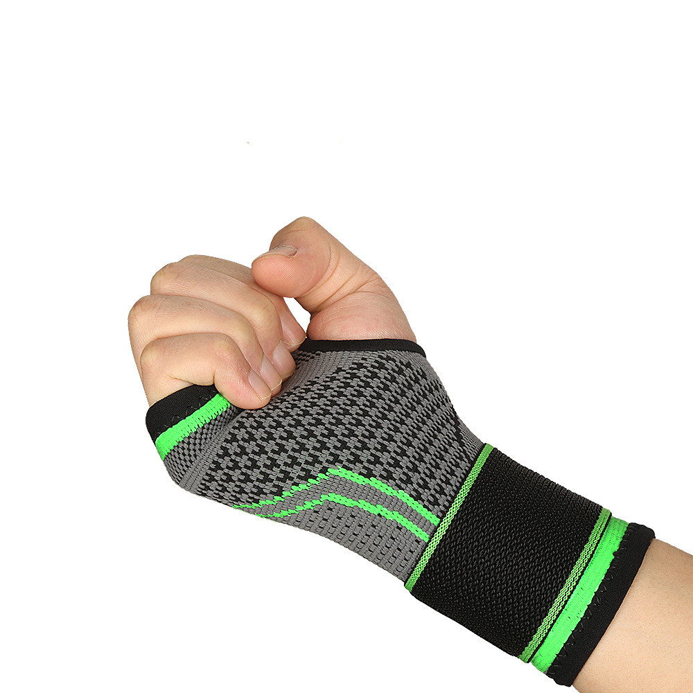 knitted wrist guards with palm