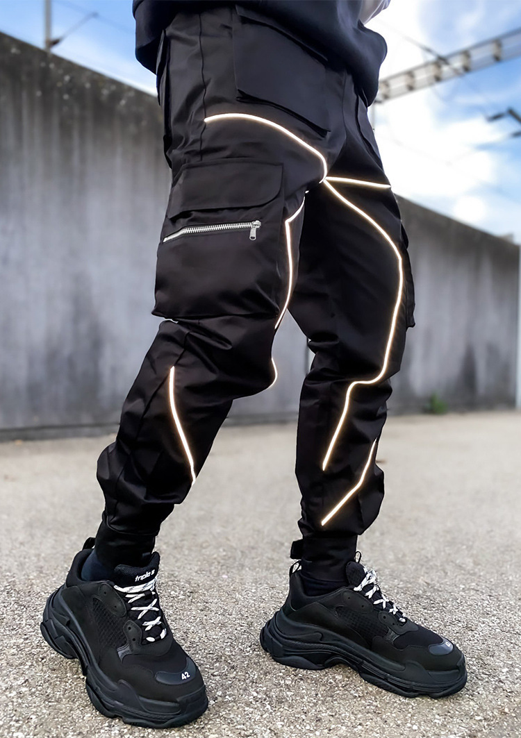 Grey, 32R) Kruze Mens Designer Cargo Combat Trousers Elasticated Pants on  OnBuy