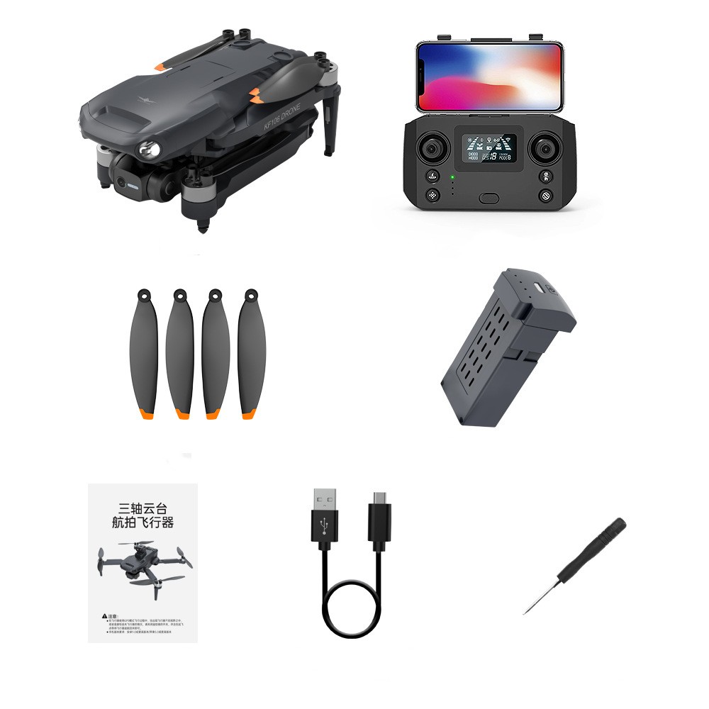 KFPLAN KF106 MAX GPS FPV 3-Achsen Gimbal RC Drohne Quadcopter - Bild 8 von 9