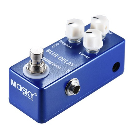 Mosky blue delay guitar effects pedal