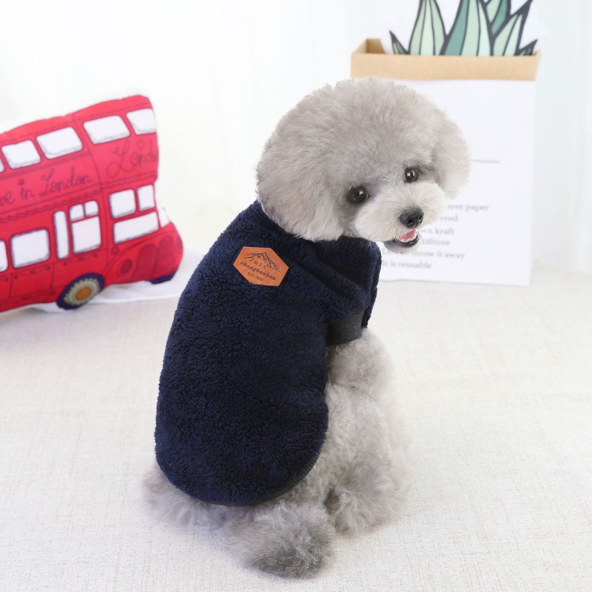 DogMEGA Fleece Warm Sweater for Small and Medium Dog