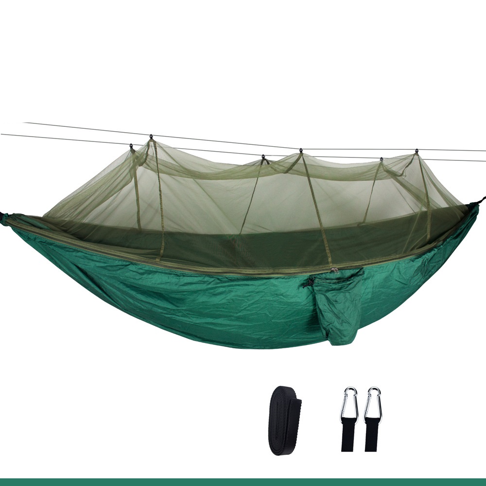 Mosquito-Proof Double Hammock with Densified Mesh