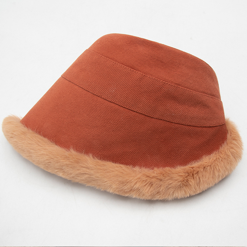 Women's Fleece-lined Thickened Bucket Hat